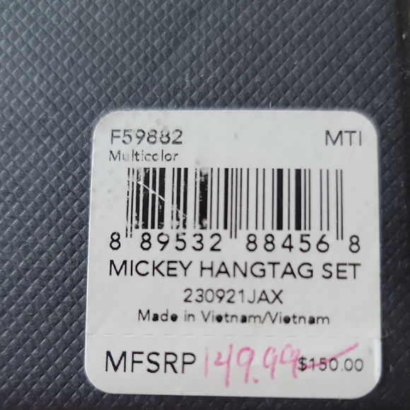 Coach X Disney Set Of 4 Mickey Mouse Bag Charm Set - Picture 7 of 14